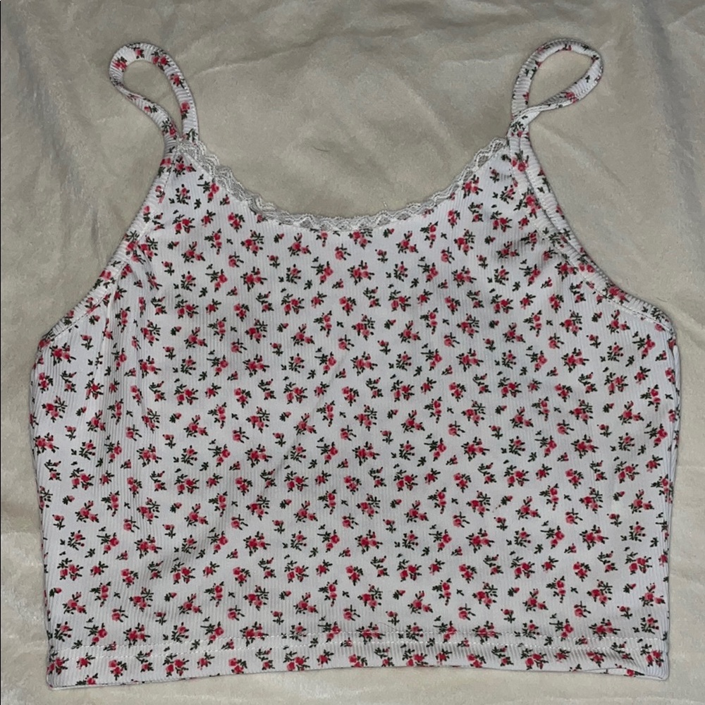 Floral crop top